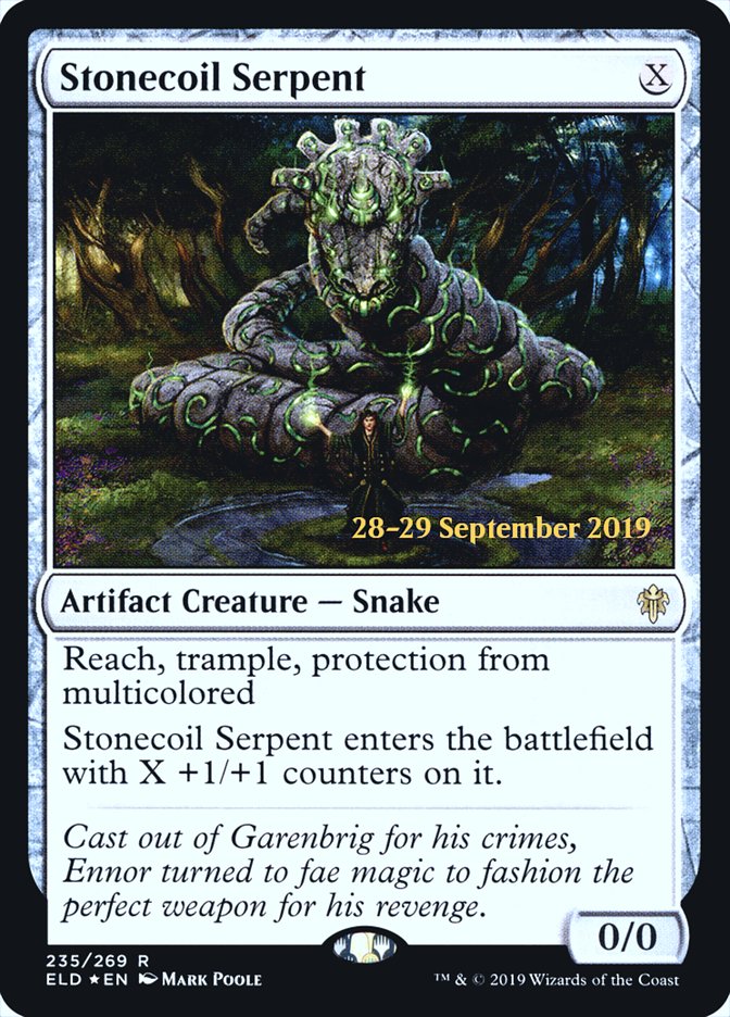 Stonecoil Serpent  [Throne of Eldraine Prerelease Promos] | Devastation Store