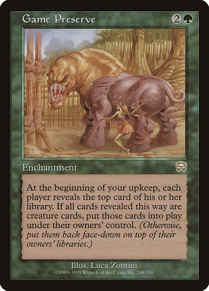 Game Preserve [Mercadian Masques] - Devastation Store | Devastation Store