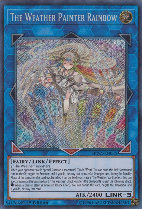 The Weather Painter Rainbow [SPWA-EN035] Secret Rare | Devastation Store