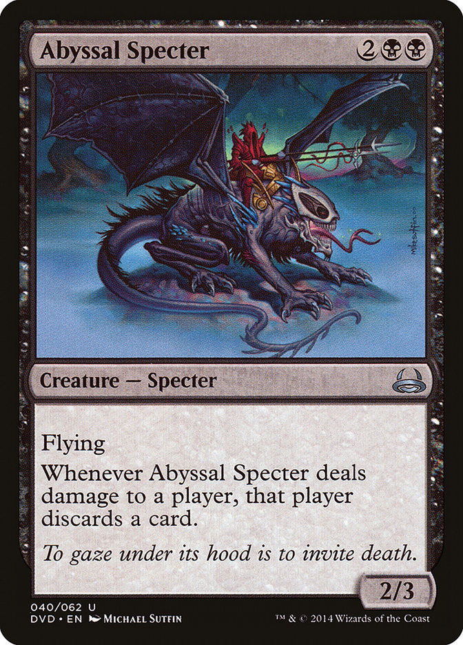 Abyssal Specter (Divine vs. Demonic) [Duel Decks Anthology] - Devastation Store | Devastation Store