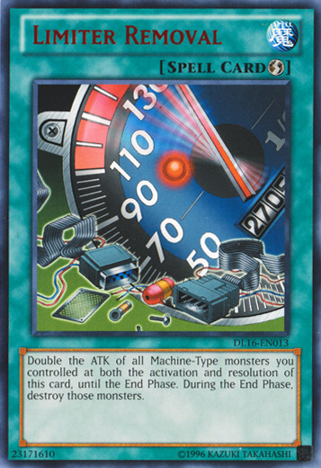 Limiter Removal (Red) [DL16-EN013] Rare | Devastation Store