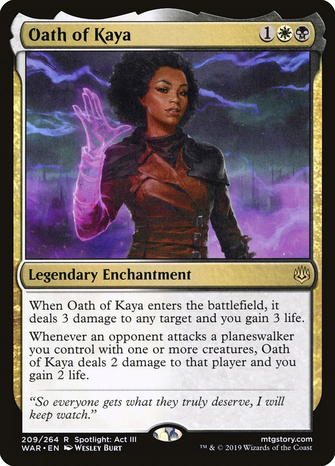 Oath of Kaya [War of the Spark] | Devastation Store