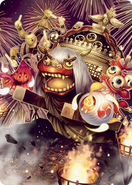 March of Reckless Joy Art Card [Kamigawa: Neon Dynasty Art Series] | Devastation Store