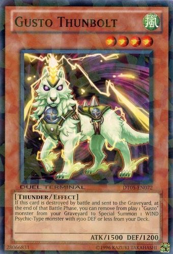 Gusto Thunbolt [DT05-EN072] Common | Devastation Store