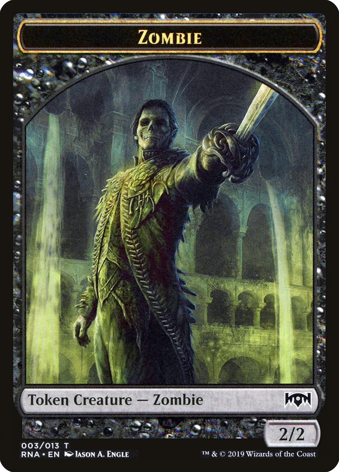 Zombie [Ravnica Allegiance Tokens] | Devastation Store
