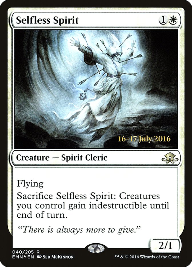 Selfless Spirit  [Eldritch Moon Prerelease Promos] - Devastation Store | Devastation Store