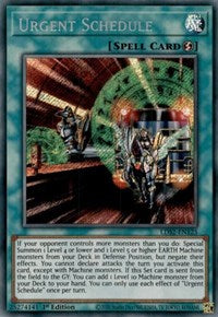 Urgent Schedule [LDS2-EN125] Secret Rare | Devastation Store