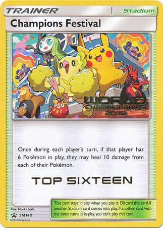 Champions Festival(SM148) (2018 Top Sixteen) [Sun & Moon: Black Star Promos] | Devastation Store