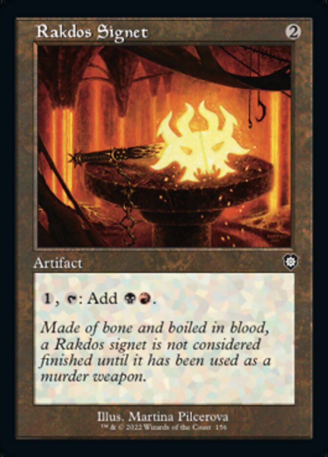 Rakdos Signet (Retro) [The Brothers' War Commander] | Devastation Store