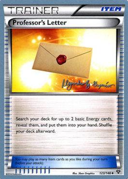 Professor's Letter (123/146) (Primal Groudon - Alejandro Ng-Guzman) [World Championships 2015] | Devastation Store