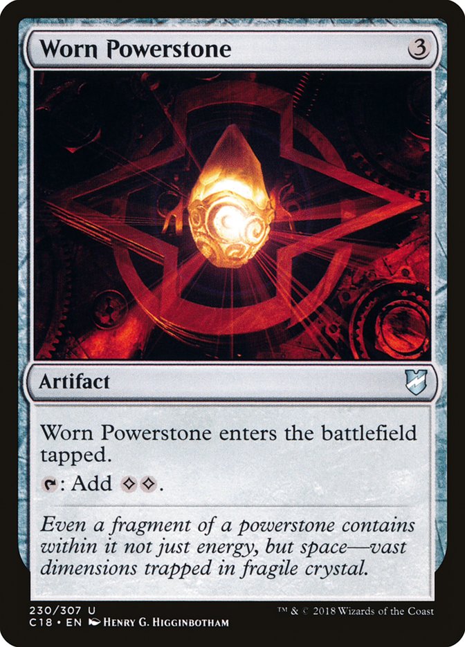 Worn Powerstone [Commander 2018] - Devastation Store | Devastation Store