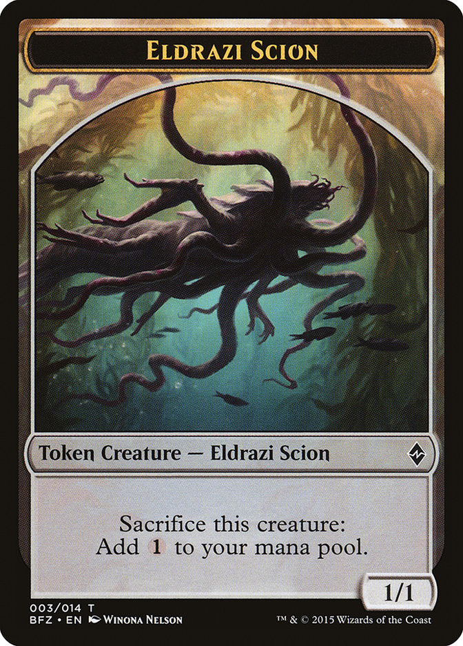 Eldrazi Scion (003/014) [Battle for Zendikar Tokens] | Devastation Store