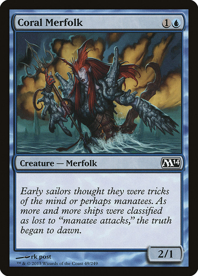 Coral Merfolk [Magic 2014] - Devastation Store | Devastation Store