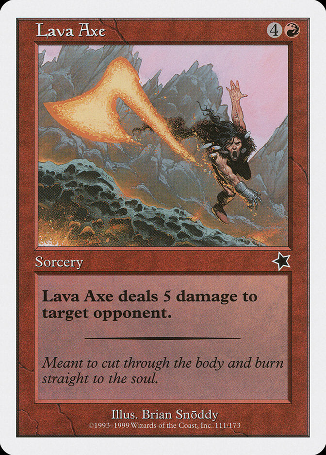 Lava Axe [Starter 1999] | Devastation Store