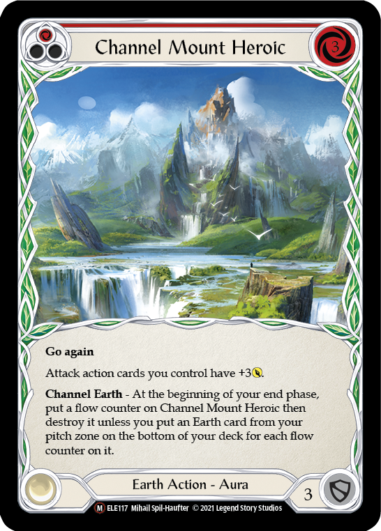 Channel Mount Heroic [U-ELE117] Unlimited Rainbow Foil | Devastation Store