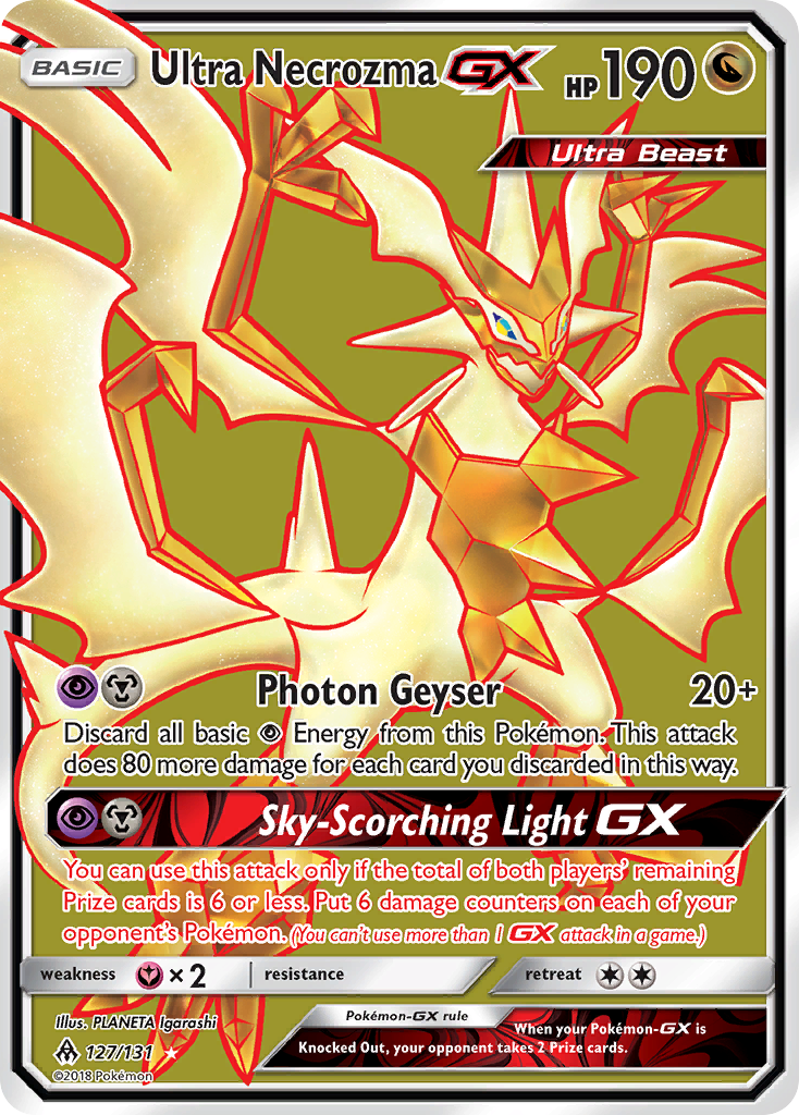 Ultra Necrozma GX (127/131) [Sun & Moon: Forbidden Light] | Devastation Store