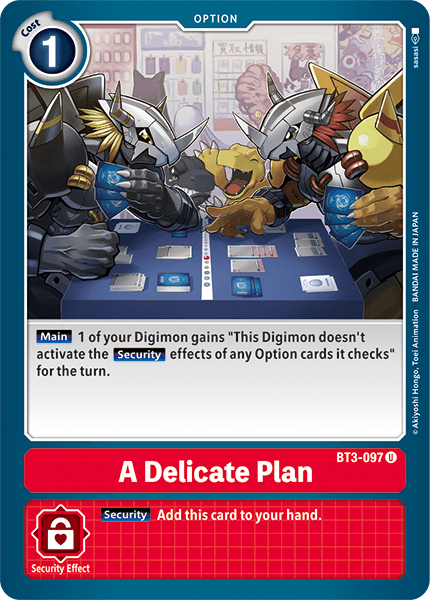 A Delicate Plan [BT3-097] [Release Special Booster Ver.1.5] | Devastation Store