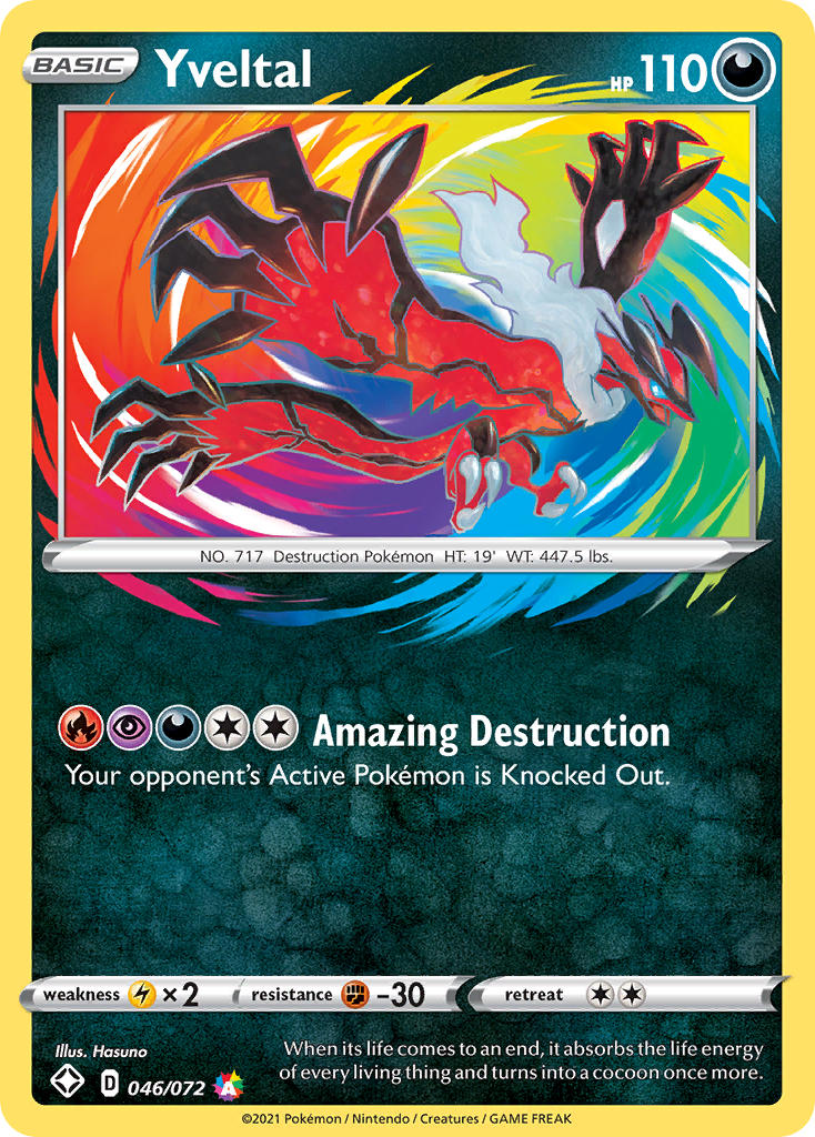 Yveltal (046/072) [Sword & Shield: Shining Fates] | Devastation Store