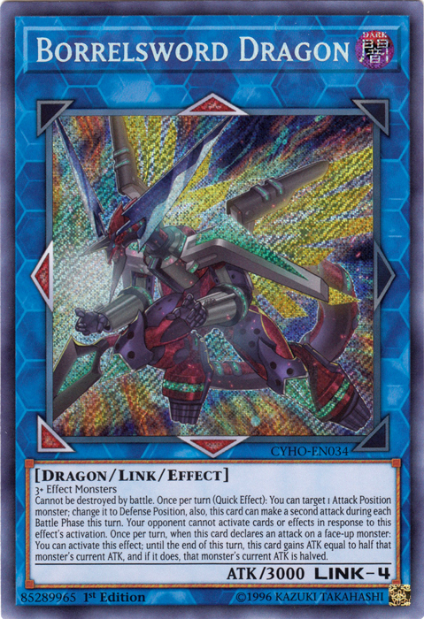 Borrelsword Dragon [CYHO-EN034] Secret Rare | Devastation Store