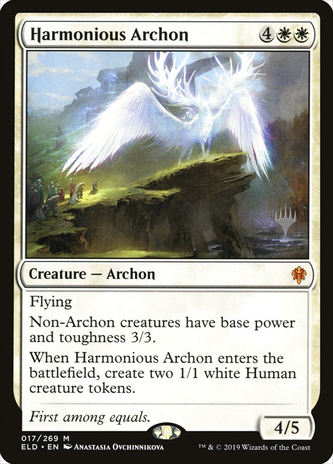 Harmonious Archon (Promo Pack) [Throne of Eldraine Promos] | Devastation Store