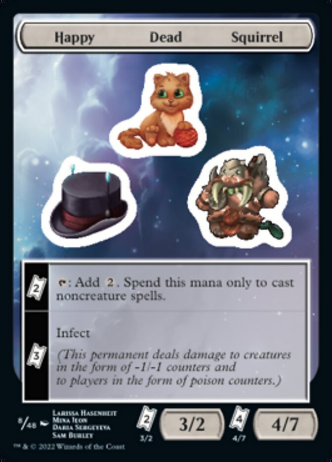 Happy Dead Squirrel [Unfinity Stickers] | Devastation Store