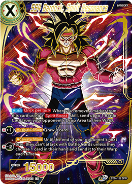 SS4 Bardock, Spirit Resonance (SPR) (BT14-122) [Cross Spirits] | Devastation Store