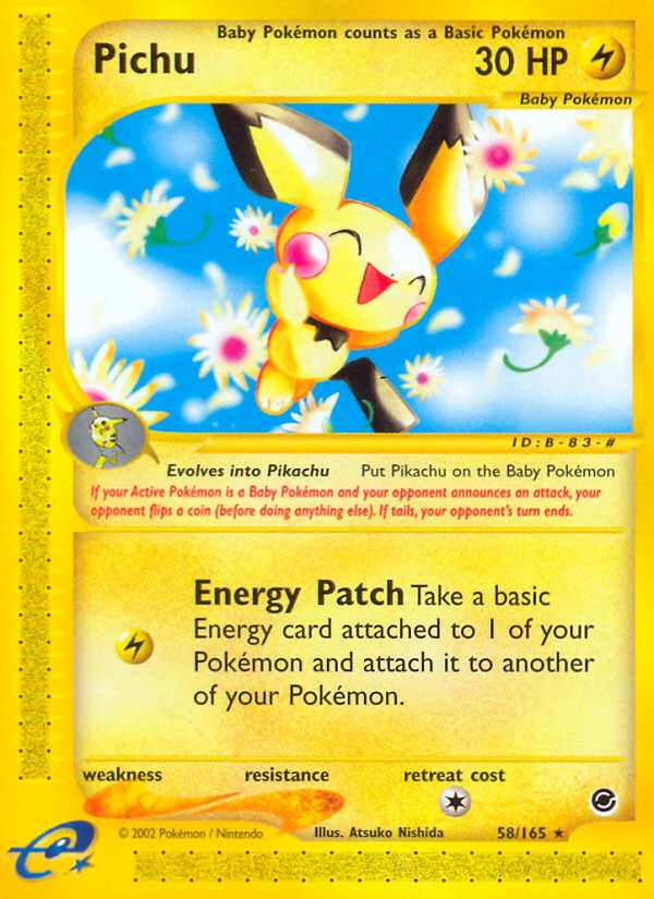 Pichu (58/165) [Expedition: Base Set] | Devastation Store