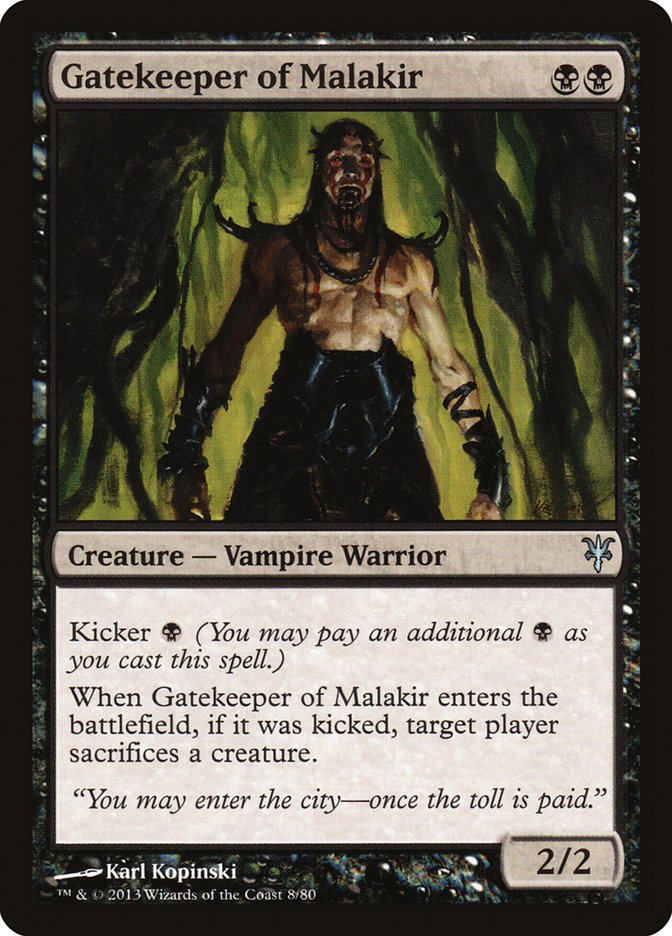 Gatekeeper of Malakir [Duel Decks: Sorin vs. Tibalt] | Devastation Store