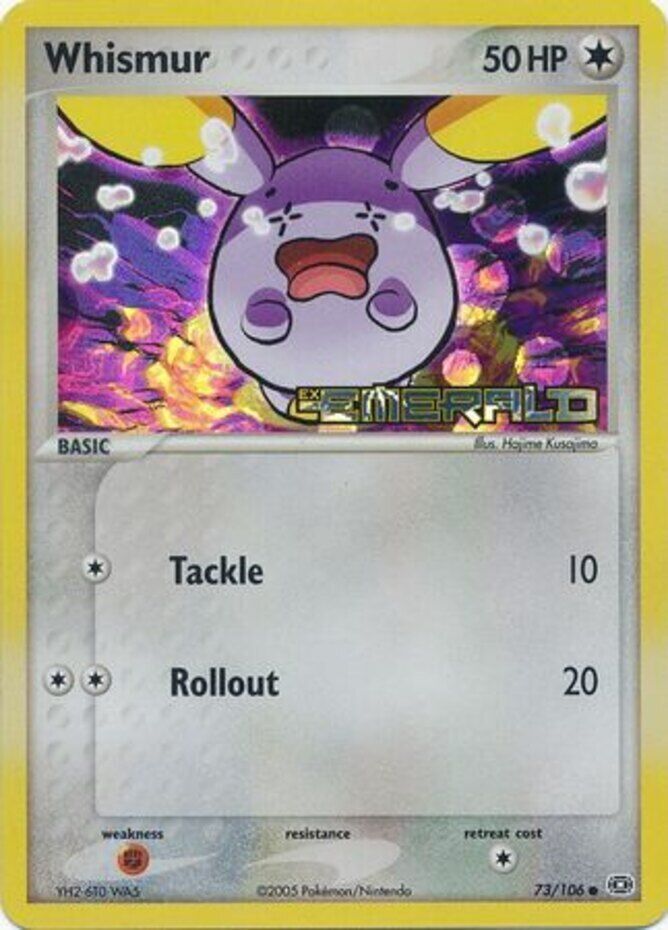 Whismur (73/106) (Stamped) [EX: Emerald] | Devastation Store