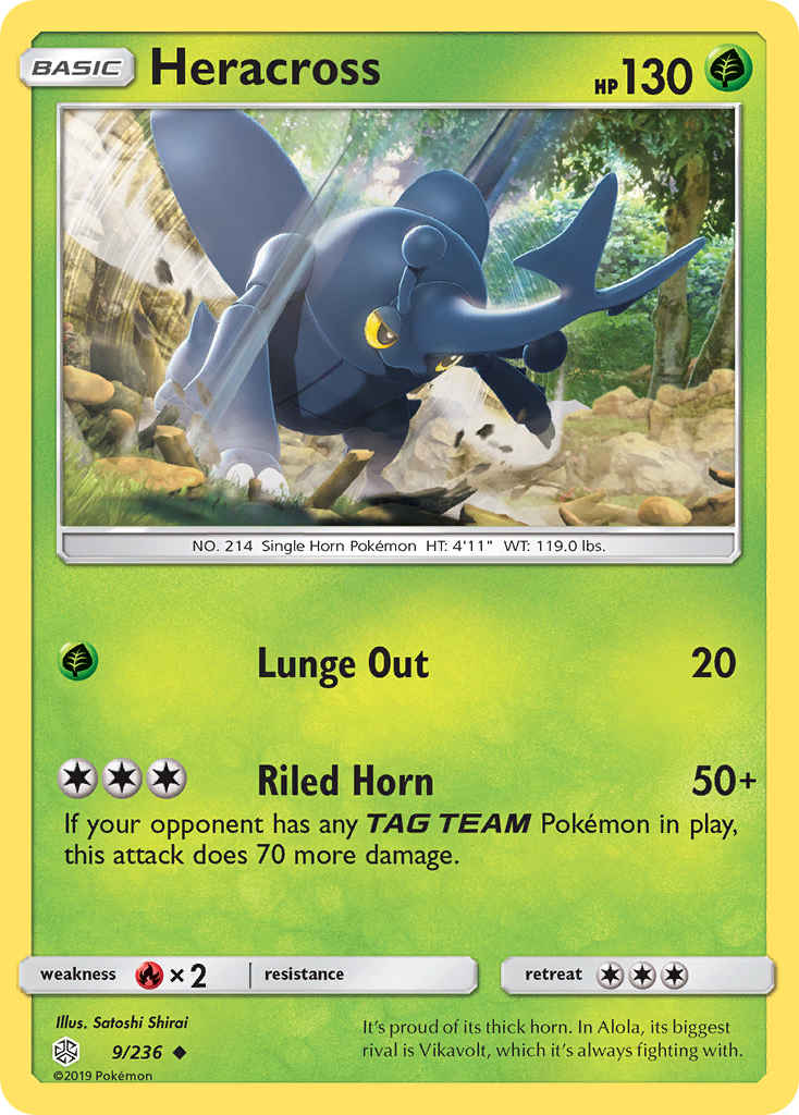 Heracross (9/236) [Sun & Moon: Cosmic Eclipse] | Devastation Store