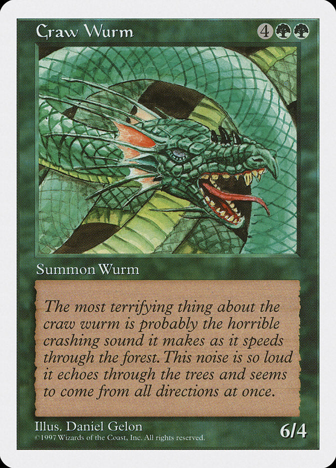 Craw Wurm [Fifth Edition] - Devastation Store | Devastation Store