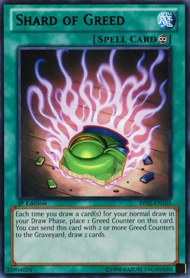 Shard of Greed [BP02-EN165] Mosaic Rare | Devastation Store