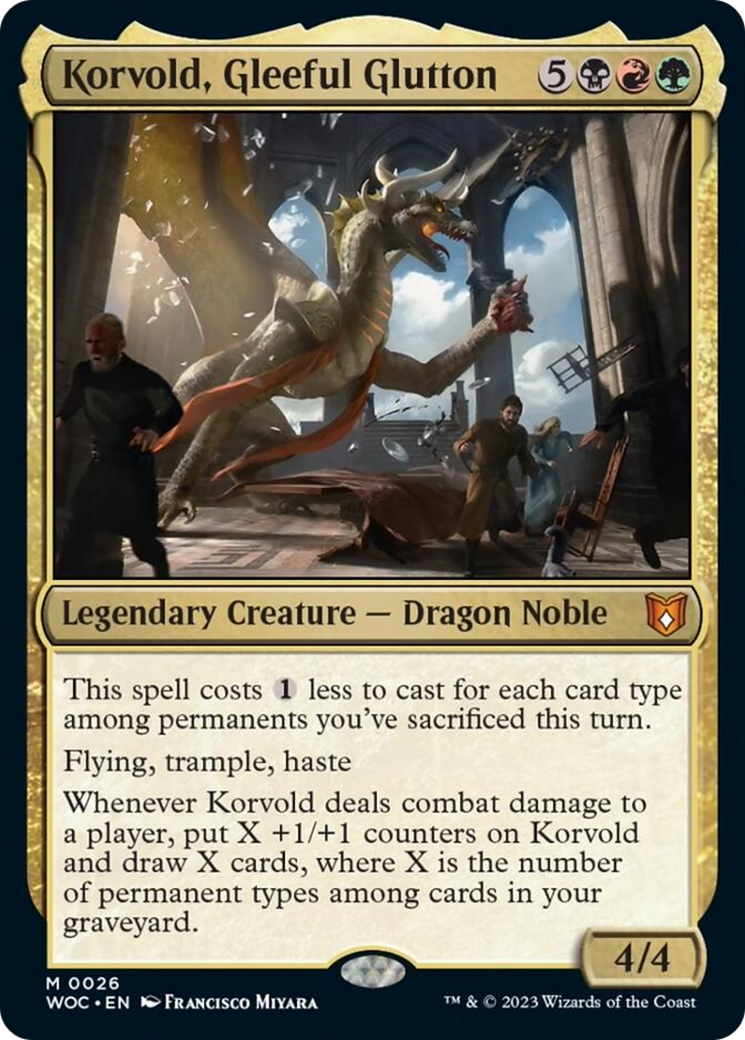 Korvold, Gleeful Glutton [Wilds of Eldraine Commander] | Devastation Store