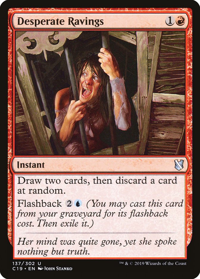 Desperate Ravings [Commander 2019] | Devastation Store