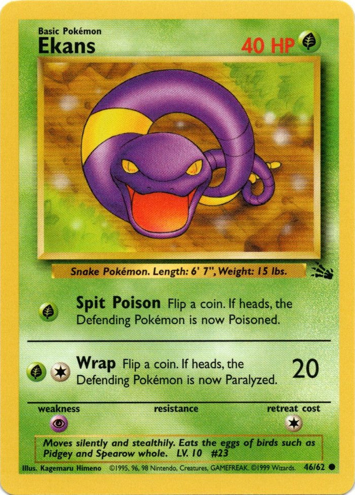 Ekans (46/62) [Fossil Unlimited] | Devastation Store