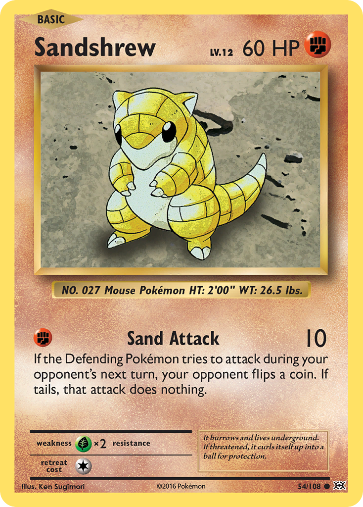 Sandshrew (54/108) [XY: Evolutions] | Devastation Store