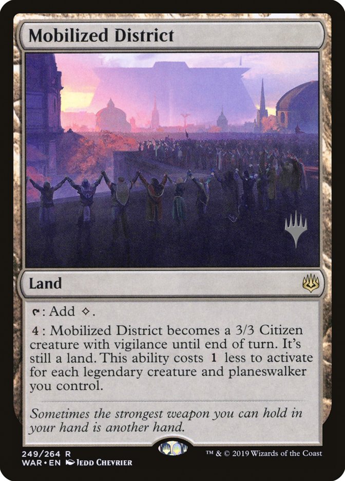 Mobilized District (Promo Pack) [War of the Spark Promos] | Devastation Store