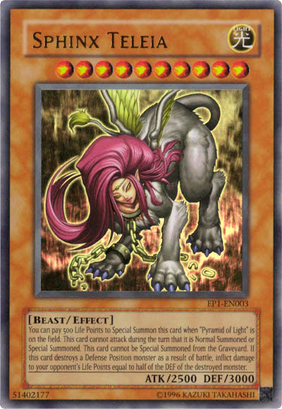 Sphinx Teleia [EP1-EN003] Ultra Rare | Devastation Store