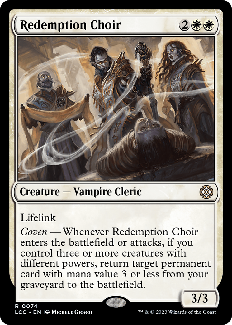 Redemption Choir [The Lost Caverns of Ixalan Commander] | Devastation Store