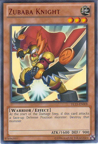 Zubaba Knight (Red) [DL15-EN008] Rare | Devastation Store