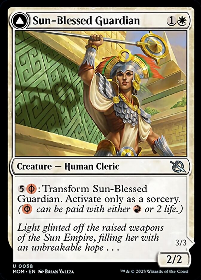 Sun-Blessed Guardian // Furnace-Blessed Conqueror [March of the Machine] | Devastation Store
