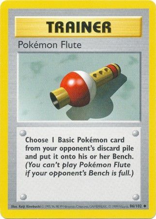 Pokemon Flute (86/102) [Base Set Shadowless Unlimited] | Devastation Store
