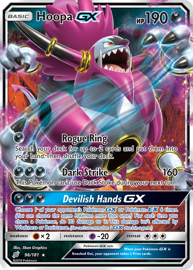 Hoopa GX (96/181) [Sun & Moon: Team Up] | Devastation Store