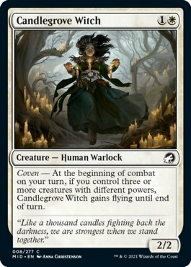 Candlegrove Witch [Innistrad: Midnight Hunt] | Devastation Store