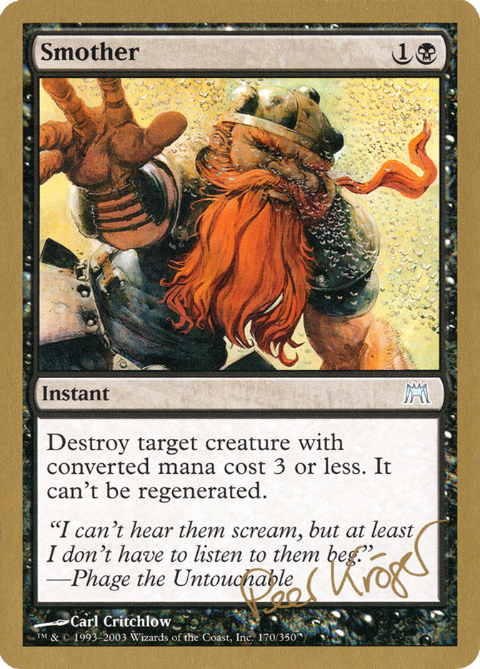 Smother (Peer Kroger) [World Championship Decks 2003] | Devastation Store