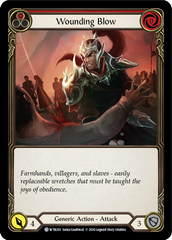Wounding Blow (Red) [WTR203] Unlimited Edition Rainbow Foil - Devastation Store | Devastation Store
