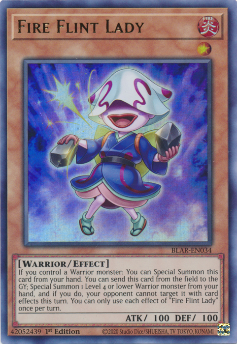 Fire Flint Lady [BLAR-EN034] Ultra Rare | Devastation Store