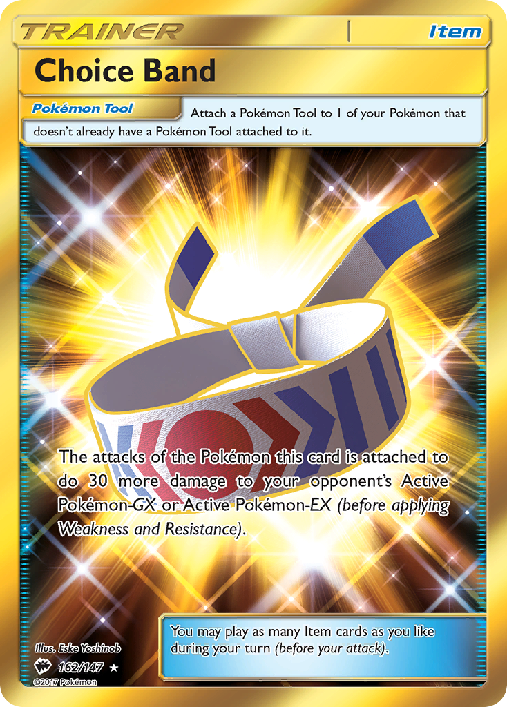 Choice Band (162/147) [Sun & Moon: Burning Shadows] | Devastation Store