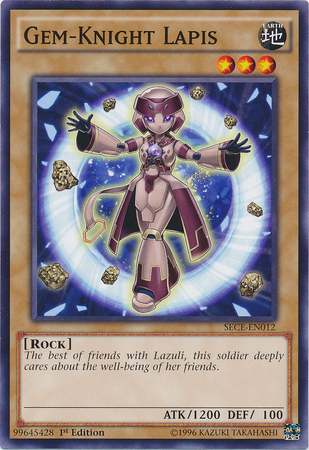Gem-Knight Lapis [SECE-EN012] Common | Devastation Store