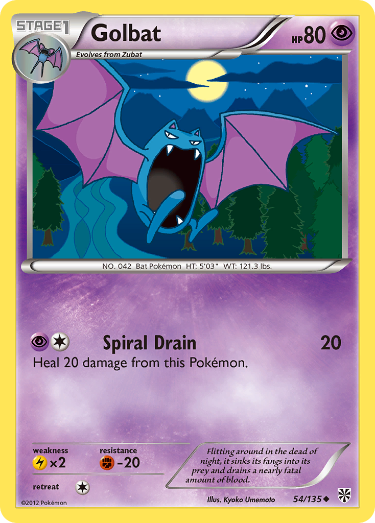 Golbat (54/135) [Black & White: Plasma Storm] | Devastation Store